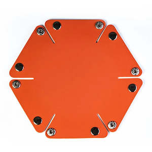 New Now In Stock: Folding Hexagonal Dice Tray | Small - Orange (A18)