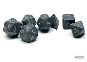 Chessex | Polyhedral Dice Set | Acrylic | Speckled Hi-Tech (CHX 25340)