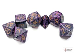 Chessex | Polyhedral Dice Set | Acrylic | Speckled Hurricane (CHX 25317)