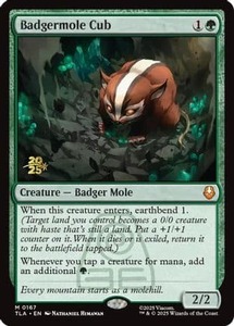 Badgermole Cub |  Foil (167) [Prerelease Cards]