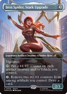 Iron Spider, Stark Upgrade (Borderless) |  Foil (004) [Media Promos]