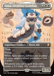 High End: Appa, Steadfast Guardian (Borderless) |  Foil (316) [Avatar: The Last Airbender]