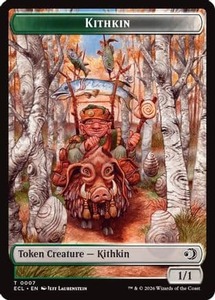 Bulk Mtg Singles In Stock: Kithkin // Treasure Double-Sided Token |  (7 // 10) [Lorwyn Eclipsed]