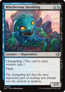 Bulk Mtg Singles In Stock: Mischievous Sneakling |  Foil (235) [Lorwyn Eclipsed]