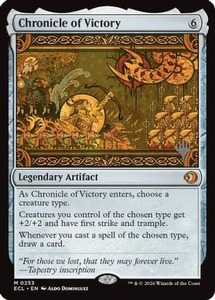 Chronicle of Victory |  Foil (253) [Promo Pack: Lorwyn Eclipsed]