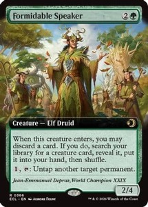 High End: Formidable Speaker (Extended Art) |  Foil (366) [Lorwyn Eclipsed]