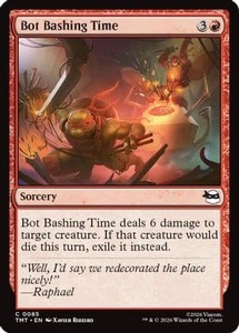 Bulk Mtg Singles In Stock: Bot Bashing Time |  (085) [Teenage Mutant Ninja Turtles]