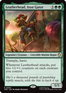 Leatherhead, Iron Gator |  Foil (030) [Teenage Mutant Ninja Turtles]