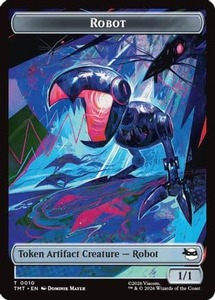 Robot // Food Double-Sided Token |  (10 // 8) [Teenage Mutant Ninja Turtles]
