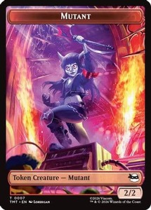 Bulk Mtg Singles In Stock: Mutant // Mutagen Double-Sided Token |  (7 // 9) [Teenage Mutant Ninja Turtles]