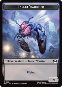 Bulk Mtg Singles In Stock: Insect Warrior // Food Double-Sided Token |  (4 // 8) [Teenage Mutant Ninja Turtles]