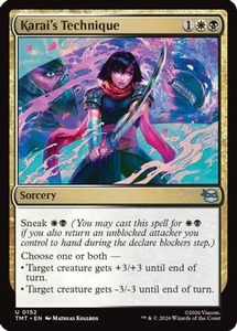 Bulk Mtg Singles In Stock: Karai's Technique | Foil (152) [Teenage Mutant Ninja Turtles]