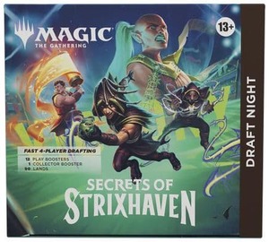 Secrets Of Strixhaven Prerelease Preorders: * PREORDER * Secrets of Strixhaven - Draft Night