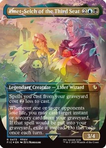 Emet-Selch of the Third Seat (Borderless) (Chocobo Track Foil) |  Foil (473) [Co&hellip;
