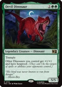 Devil Dinosaur |  Foil (719) [Commander: Marvel Super Heroes]