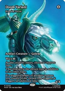 Doom Variant - Roaming Throne (Borderless) |  (099) [Marvel Universe Eternal-Legal]