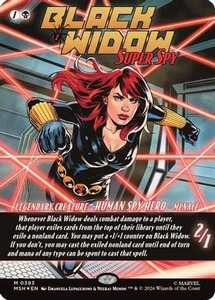 Black Widow, Super Spy (Borderless) (0393) |  (393) [Marvel Super Heroes]