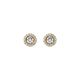 Skagi Diamond Studs Gold with Halo Accessory