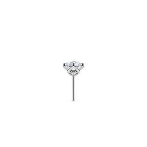 Aurora Single Natural Diamond Stud Platinum