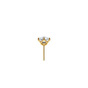 Aurora Single Natural Diamond Stud Gold