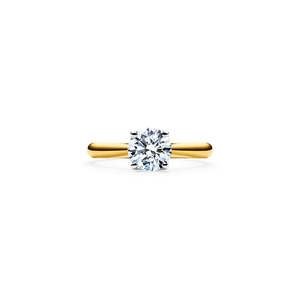 Aurora Solitaire Diamond Ring Gold