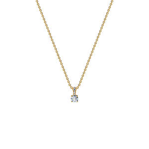 Necklaces: Aurora Diamond Necklace Gold