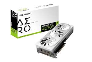 Graphics Card: Gigabyte NVIDIA GeForce RTX 4070 Ti SUPER AERO OCV2 16GB GDDR6X Graphics Card