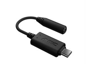Adaptes: ASUS AI Noise-Canceling Mic Adapter With USB-C To 3.5 Mm