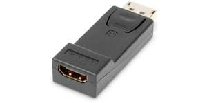 Adaptes: Digitus DisplayPort adapter DP (M) - HDMI Type A (F)
