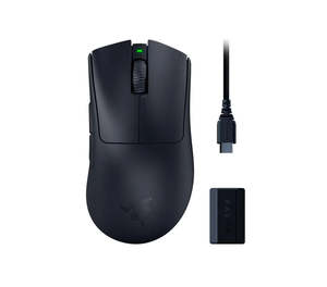 Gaming Mice: Razer Deathadder v3 Pro Wireless Gaming Mouse + HyperPolling Wireless Dongle