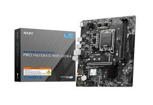 Motherboards: MSI PRO H610M-S WIFI 6E DDR4 Motherboard