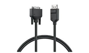 Adaptes: Alogic Display Port to VGA Cable - Elements Series - Male to Male - 2m