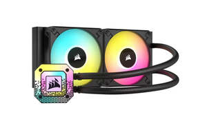 Liquid Coolers: Corsair iCUE H100i Elite CAPELLIX XT Black 240mm Liquid Cooler