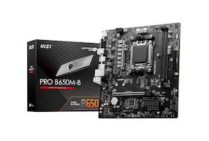 Amd Motherboards: MSI PRO B650M-B DDR5 AM5 Motherboard