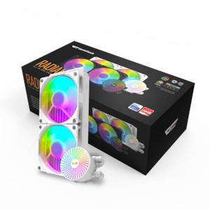 DarkFlash Radiant DC240 240mm Liquid CPU Cooler - White