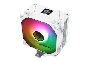 Cpu Coolers: Thermalright Assassin Spirit 120 Vision ARGB White CPU Cooler - 1.5" 240p LCD Display