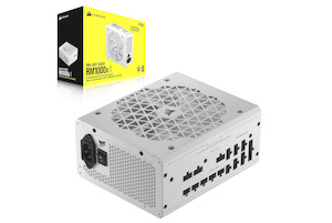 Power Supplies: Corsair RM1000x SHIFT 1000W 80 Plus Gold Fully Modular Power Supply - White