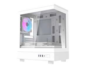DarkFlash DB330M White Gaming Case /w 3X ARGB Fans