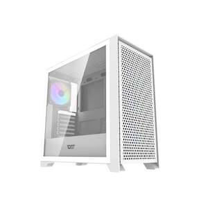 Deals: DarkFlash DRX90 Tempered Glass Mesh USB-C ATX Case 4X ARGB Fans - White