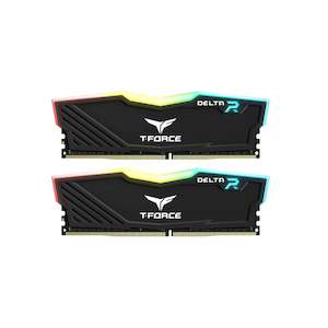 TeamGroup T-Force Delta RGB 32GB (2X 16GB) DDR4 3200Mhz CL16 Desktop Gaming Memory - Black