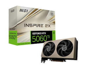 Graphics Cards: MSI GeForce RTX™ 5060 Ti 8G INSPIRE 2X OC Graphics Card
