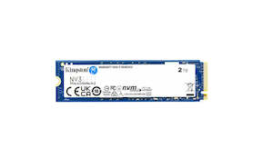 Kingston NV3 2TB M.2 NVMe Internal SSD PCIe Gen 4 - Up to 6000MB/s Read - Up to &hellip;