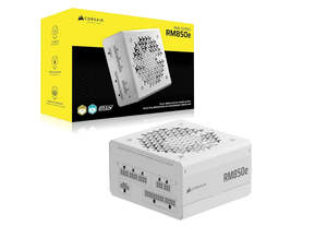 Power Supplies: Corsair RM850e White 850W Cybenetics Gold ATX 3.1 Power Supply