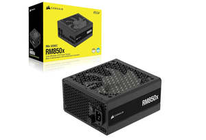 Power Supplies: CORSAIR RM850x Fully Modular Low-Noise 80 Plus Gold ATX Power Supply
