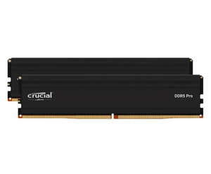 Memory: Crucial Pro 64GB (2x 32GB) DDR5 5600MT/s CL46 Desktop Memory