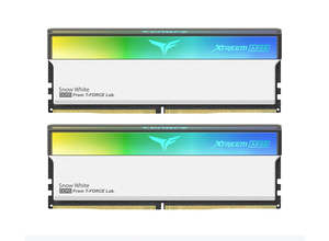 Memory: TeamGroup XTREEM ARGB 32GB (2X 16GB) 6000MT/s CL30 DDR5 White Desktop Memory