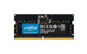 Crucial SoDIMM 16GB (1x 16GB) DDR5 4800MT/s CL40 Laptop Memory