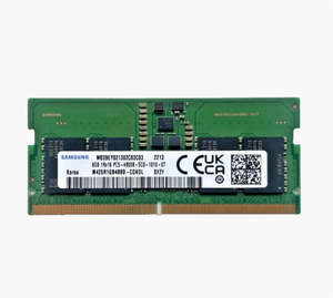 Memory: Samsung SoDIMM 8GB DDR5 (1X 8GB) 4800MT/s Laptop Memory