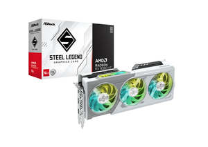 ASRock AMD Radeon RX 9060 XT Steel Legend 16GB GDDR6 Graphics Card