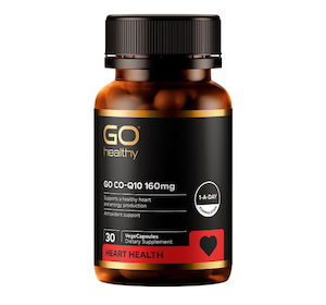 Co-Q10 160mg 30/60 caps - Go For Health